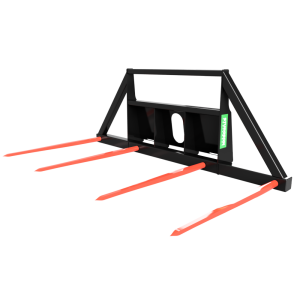 Double Round Bale Fork | Skid Steer