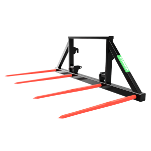 Double Round Bale Fork | Telehandler